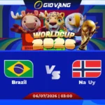 Soi kèo Brazil vs Na Uy 03h00 ngày 06/7/2026 – World Cup 2026