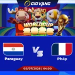 Soi kèo Paraguay vs Pháp 04h00 ngày 05/7/2026 – World Cup 2026